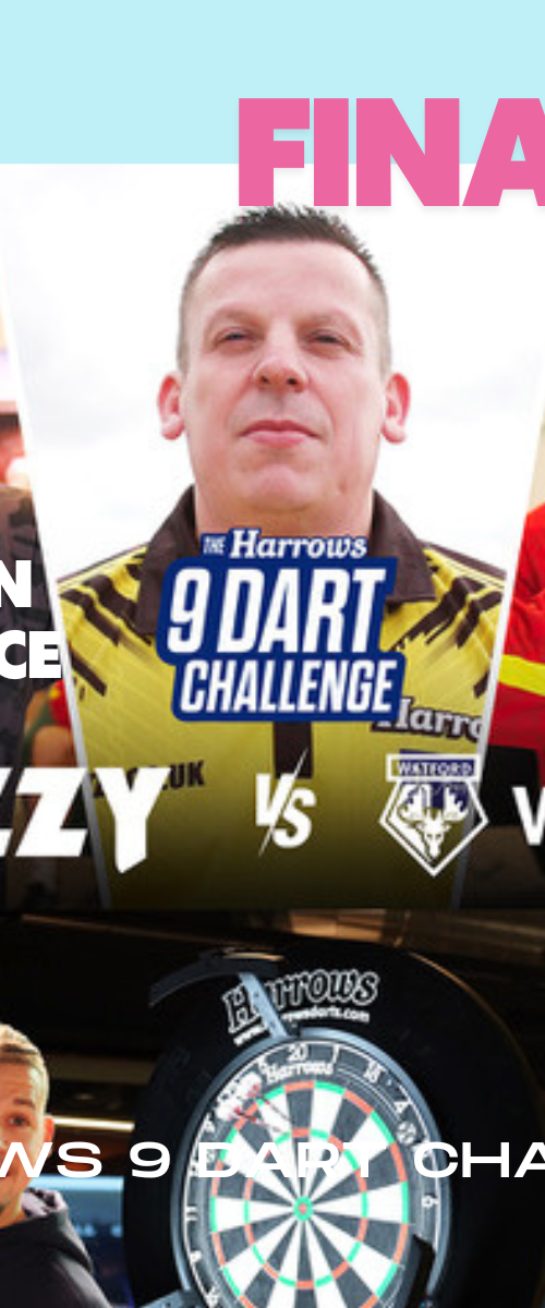 Finalist for Social Media Campaign Excellence: Harrows 9 Dart Challenge, article by Lydia Woellwarth