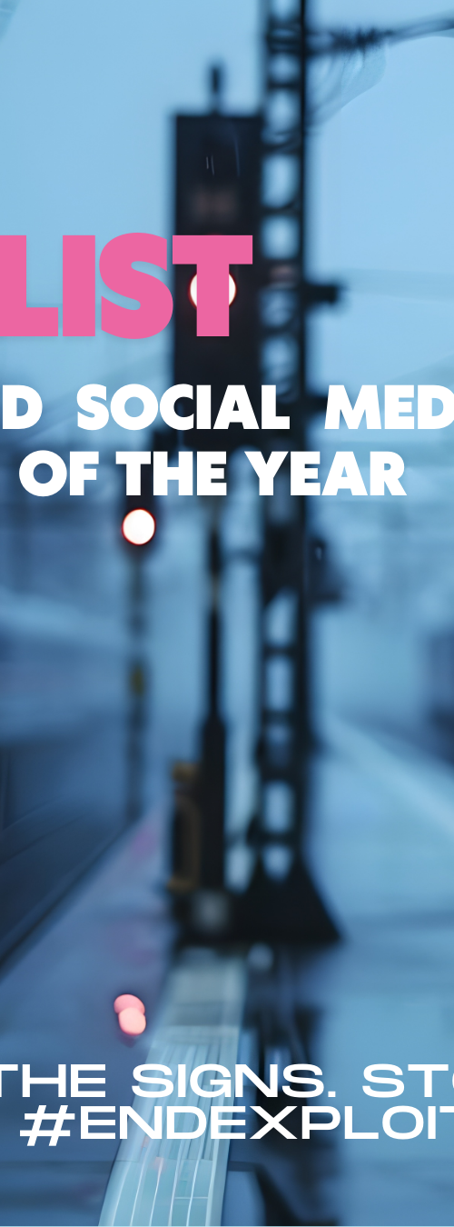 Finalist for Integrated Social Media Campaign of the Year: Spot The Signs. Stop The Crime. #EndExploitation, article by Lydia Woellwarth