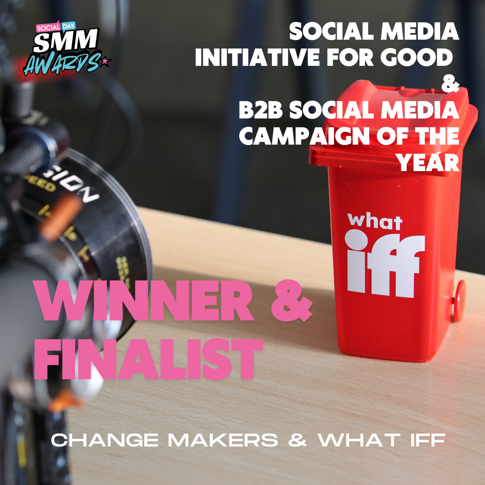 Finalist for Social Media Initiative for Good and B2B Social Media Campaign: Biffa