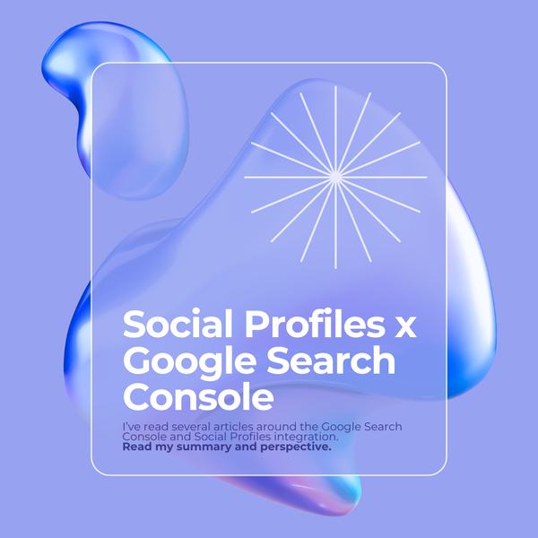 Social Profiles & Google Search Console