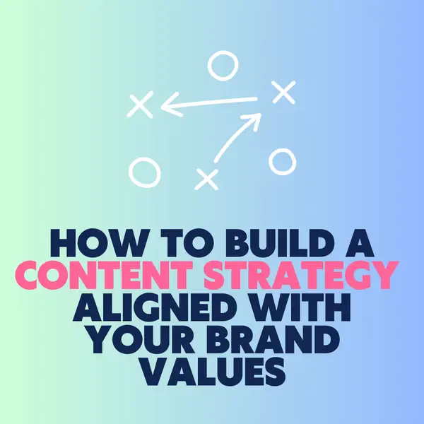 How to build a content strategy aligned with your brand values