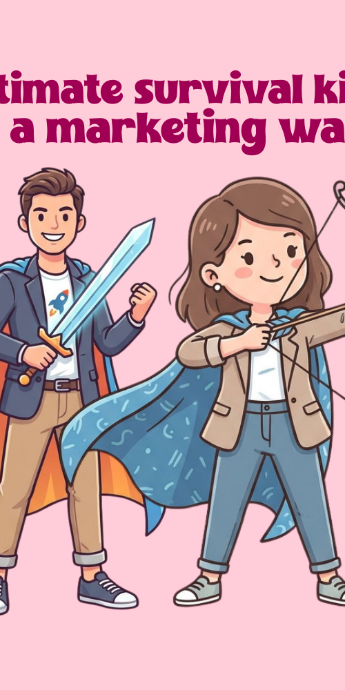 The ultimate survival kit for a marketing warrior! 🏹, article by Raina Das