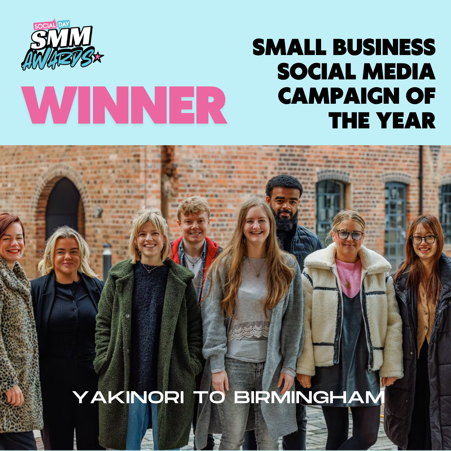 Finalist for Small Business Social Media Campaign of the Year: Yakinori to Birmingham