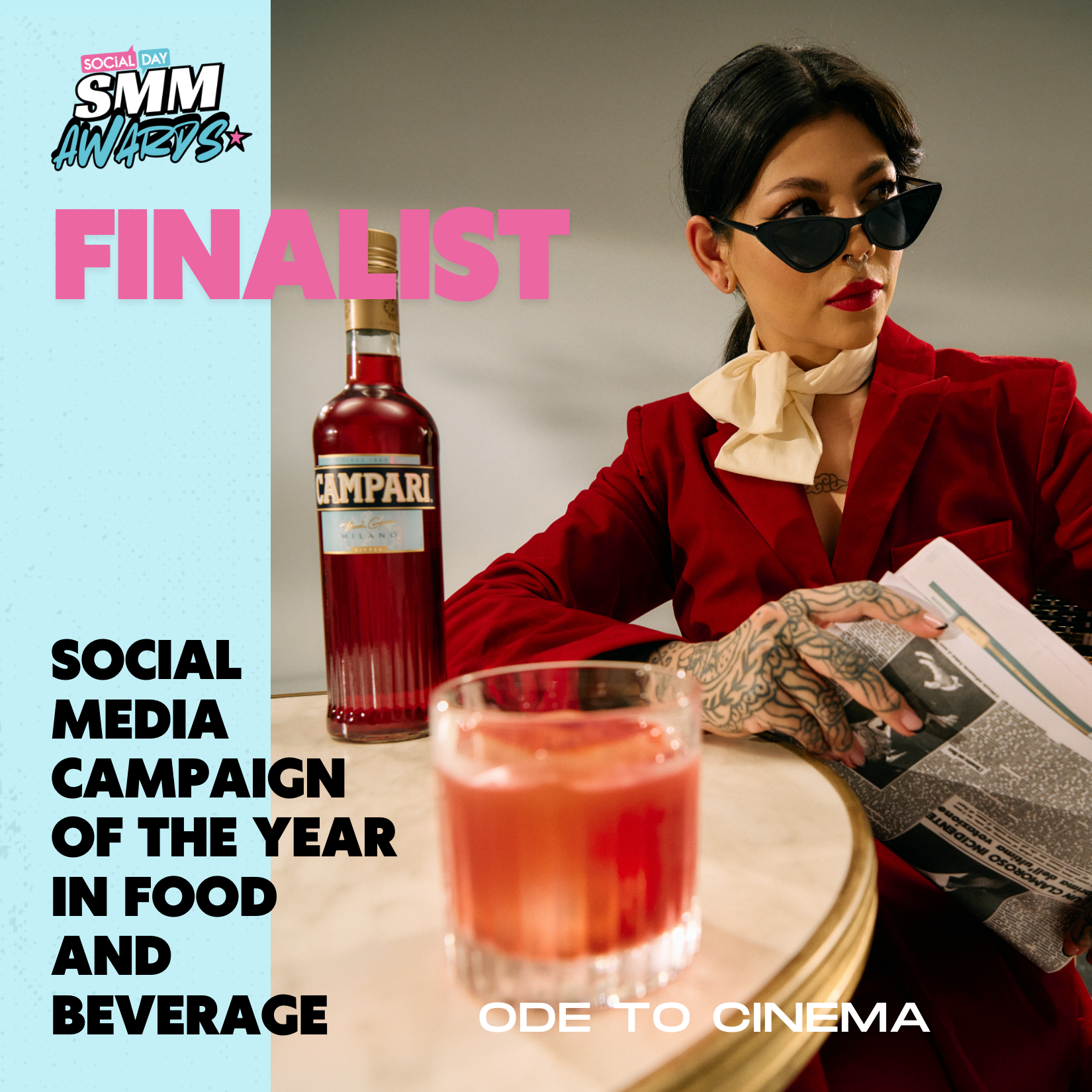 Finalist for Social Media Campaign of the Year in Food and Beverage: Ode To Cinema