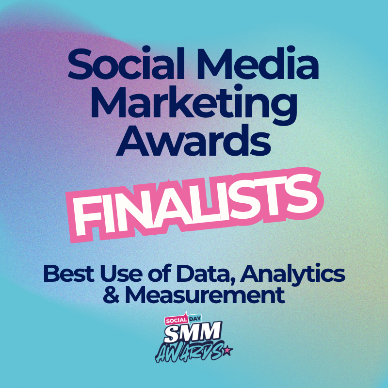 Best Use of Data, Analytics & Measurement Award Finalists | SocialDay's Social Media Marketing Awards 2026